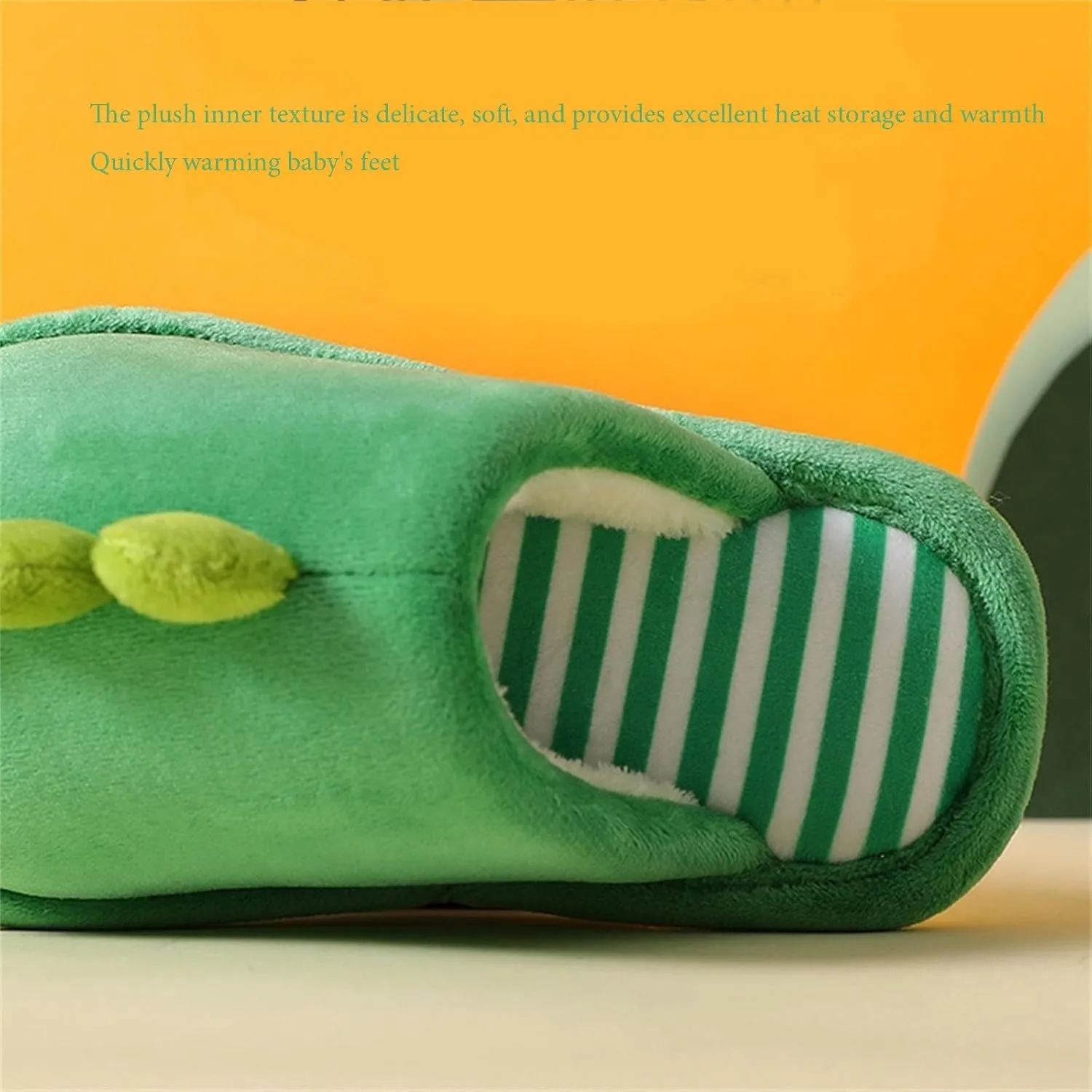 Toddler Shoes Girls Open Toe Home Slippers Cute Dinosaur House Slippers Kids Cotton Lined Winter Shoes Boys