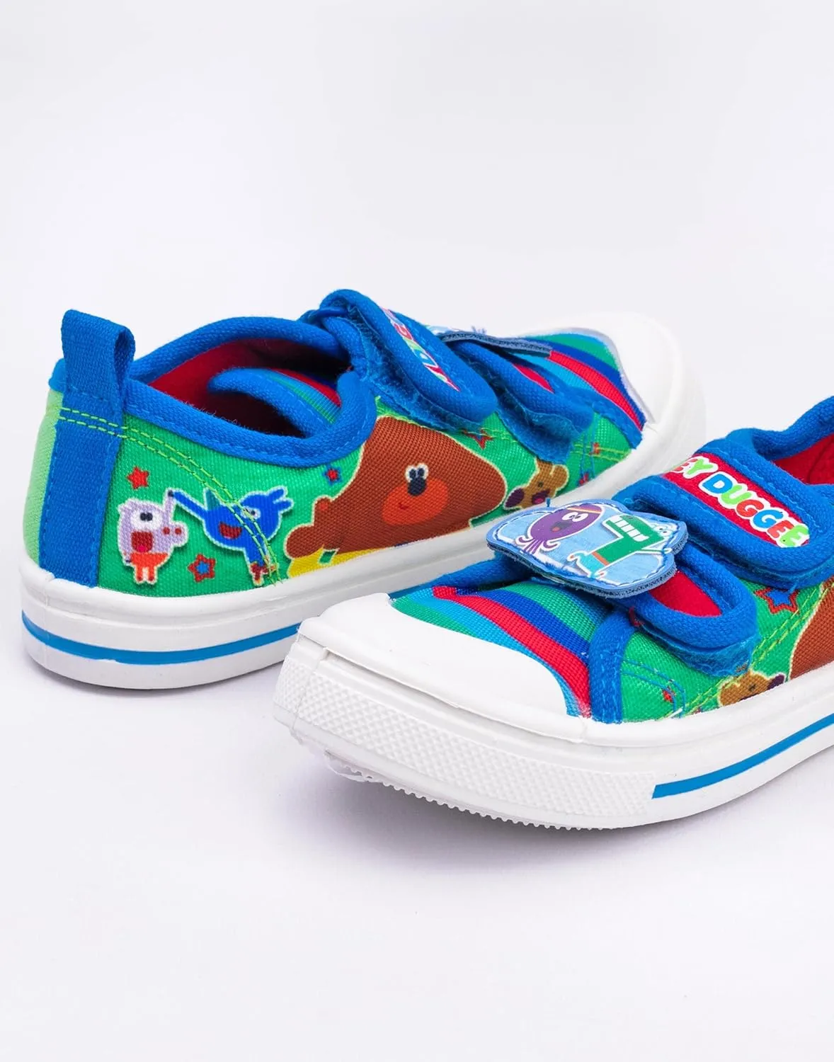 Trainers Boys Sneakers Squirrel Club Green Kids Canvas Shoes