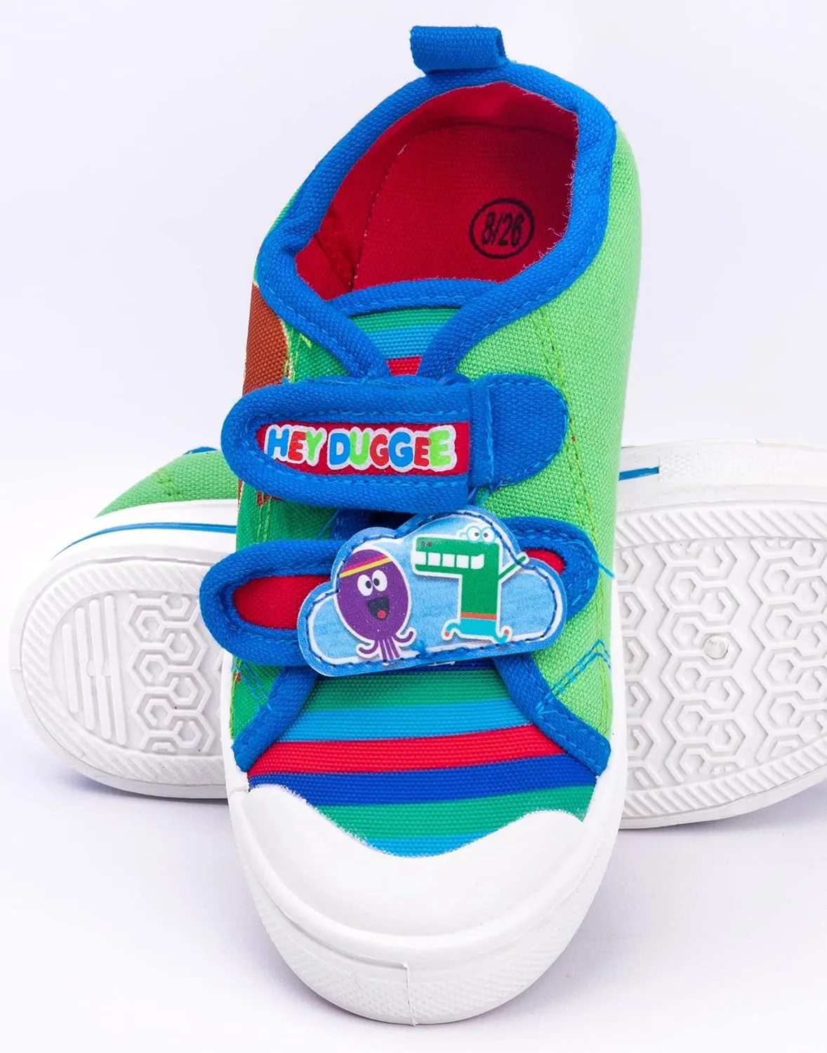Trainers Boys Sneakers Squirrel Club Green Kids Canvas Shoes