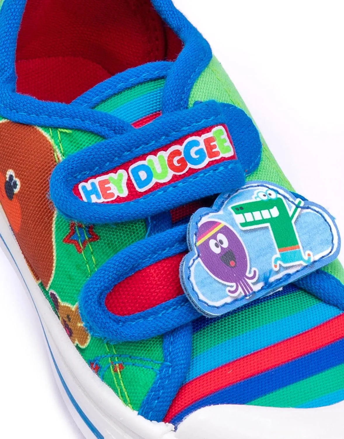 Trainers Boys Sneakers Squirrel Club Green Kids Canvas Shoes