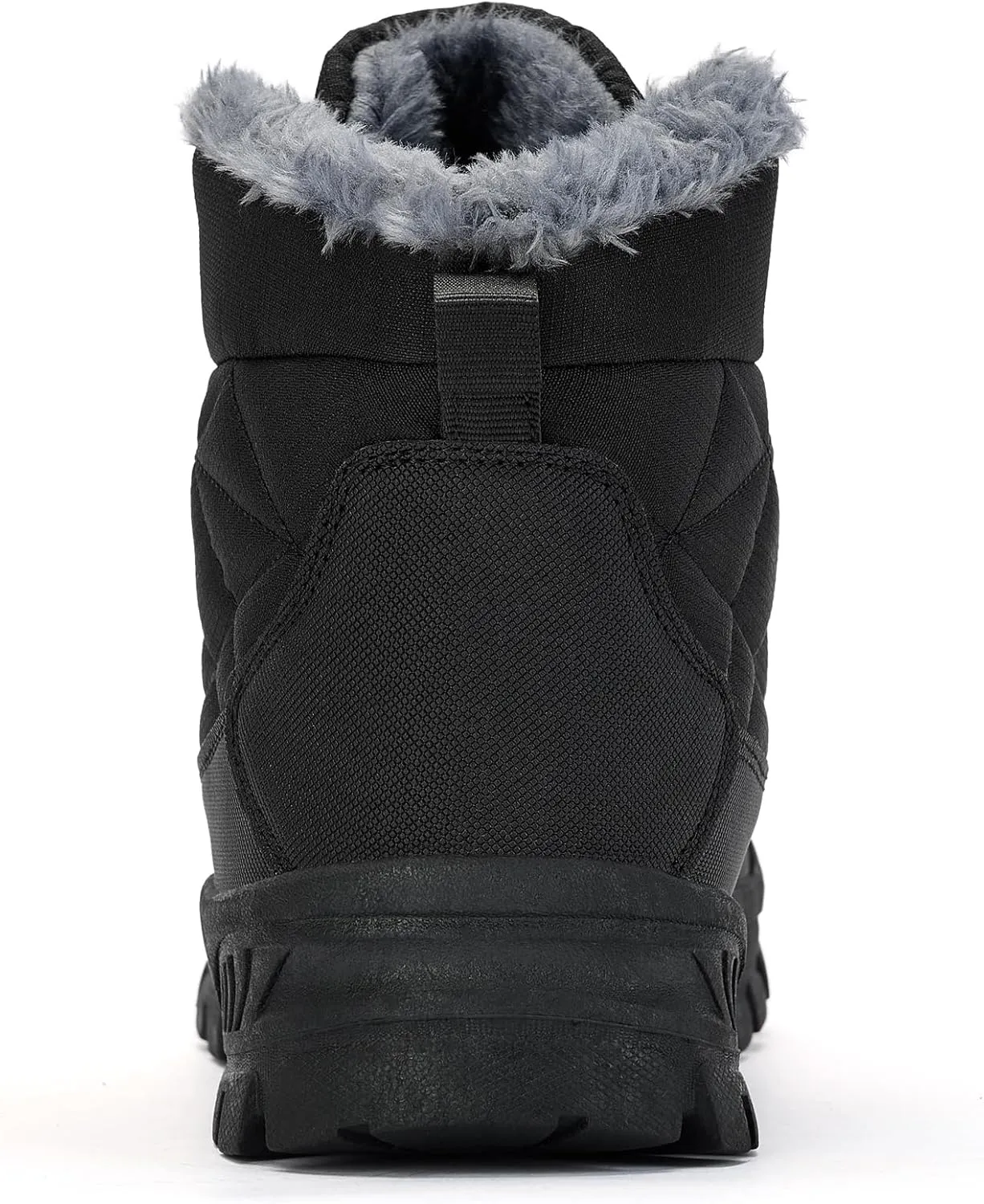 UPSOLO Men's Winter Warm Snow Work Boots