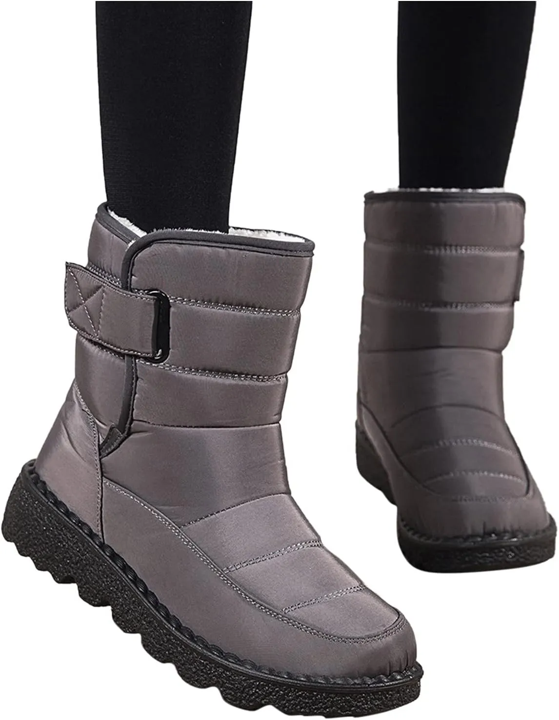 Winter Boots for Women Warm Snow Boots Waterproof Mid Calf Boots Outdoor Booties Comfortable Shoes for Women
