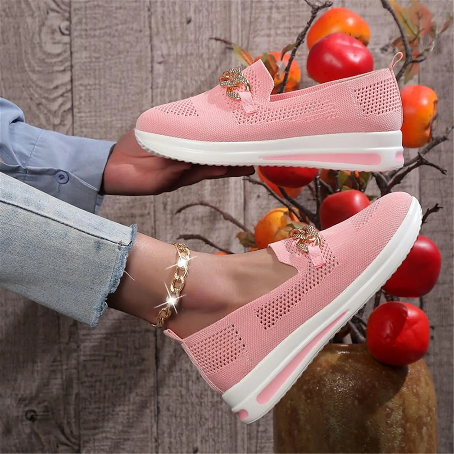 Women Comfort Trainers Indoor Outdoor Sneakers Ladies Mules Slippers Breathable Flat Heel Soft Sole Casual Shoes