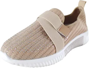 Women Comfortable Slip On Loafers Casual Walking Shoes Lightweight Canvas Sneakers Non Slip Flat Flats