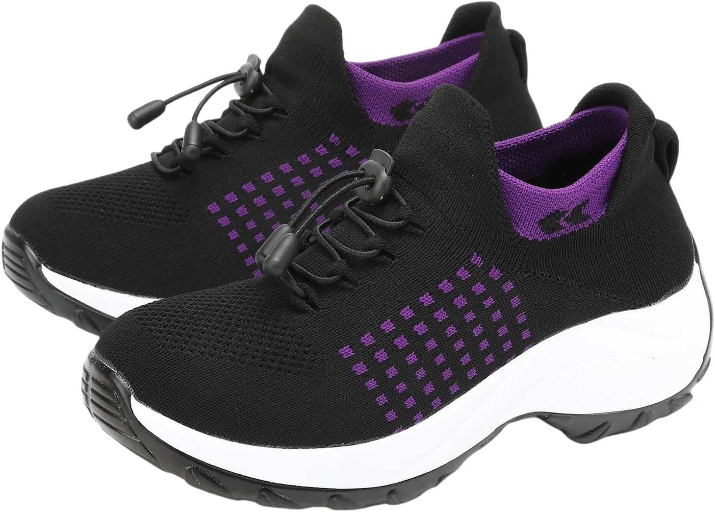 Women Dressy Comfortable Comfort Wear Shoes Orthopedic Sneakers Breathable Comfy Cloud Breathe Mesh Sock Fashion Sneakers Slip on Sneaker Ladies Athletic Shoe Orthowear Shoes Thick Bottom