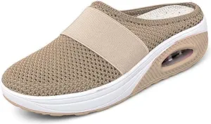 Women's Air Cushion Slip-On Walking Shoes- Orthopedic Diabetic Walking Shoes, Mesh Orthopedic Diabetic Walking Shoes