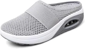 Women's Air Cushion Slip-On Walking Shoes- Orthopedic Diabetic Walking Shoes, Mesh Orthopedic Diabetic Walking Shoes