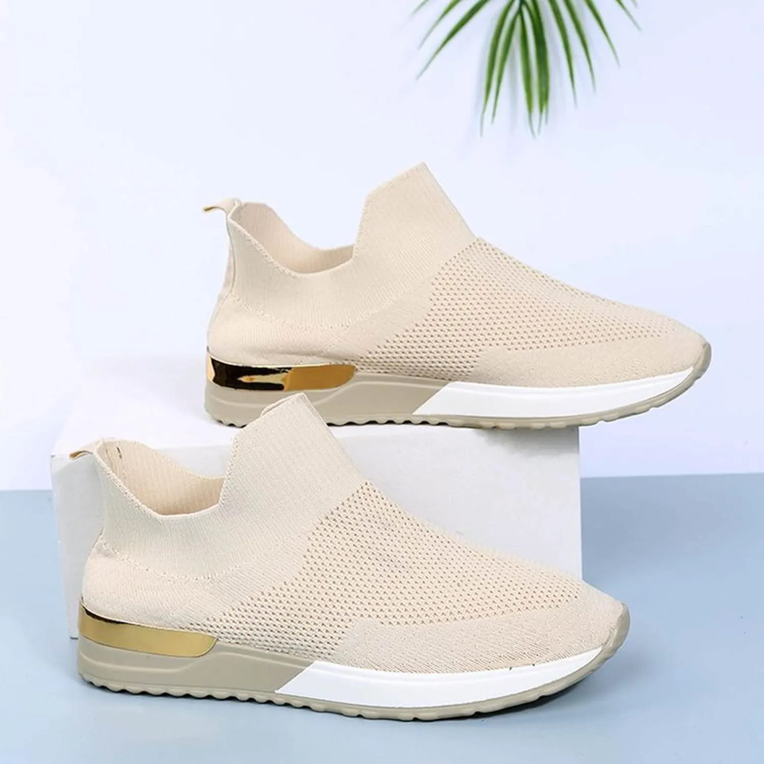 Womens Ladies Walking Running Shoes Slip On Lightweight Non Slip Work Shoes Women Fashion Men Casual Dress Shoes Women's Fashion Sneakers Red Tennis Shoe Loafers Shoe