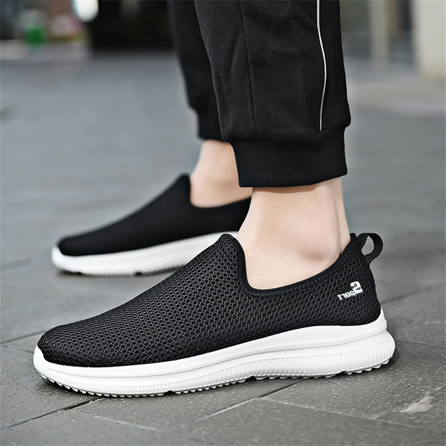 Women's Lightweight Slip On Walking Running Shoes Womens Running Shoes Winter Women Shoes Casual Casual Sneakers Steel Toe Tennis Shoe White Loafers