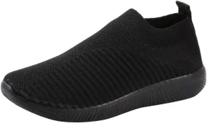Womens Non Slip Work Shoes Slip On Water Resistant Walking Shoes Women Wide Width Men's Casual Dress Shoes Fashion Sneakers Brown Tennis Shoe Loafers Casual Slip On