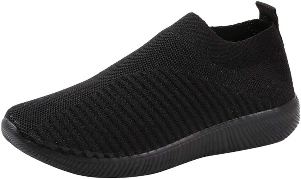 Womens Non Slip Work Shoes Slip On Water Resistant Walking Shoes Women Wide Width Men's Casual Dress Shoes Fashion Sneakers Brown Tennis Shoe Loafers Casual Slip On
