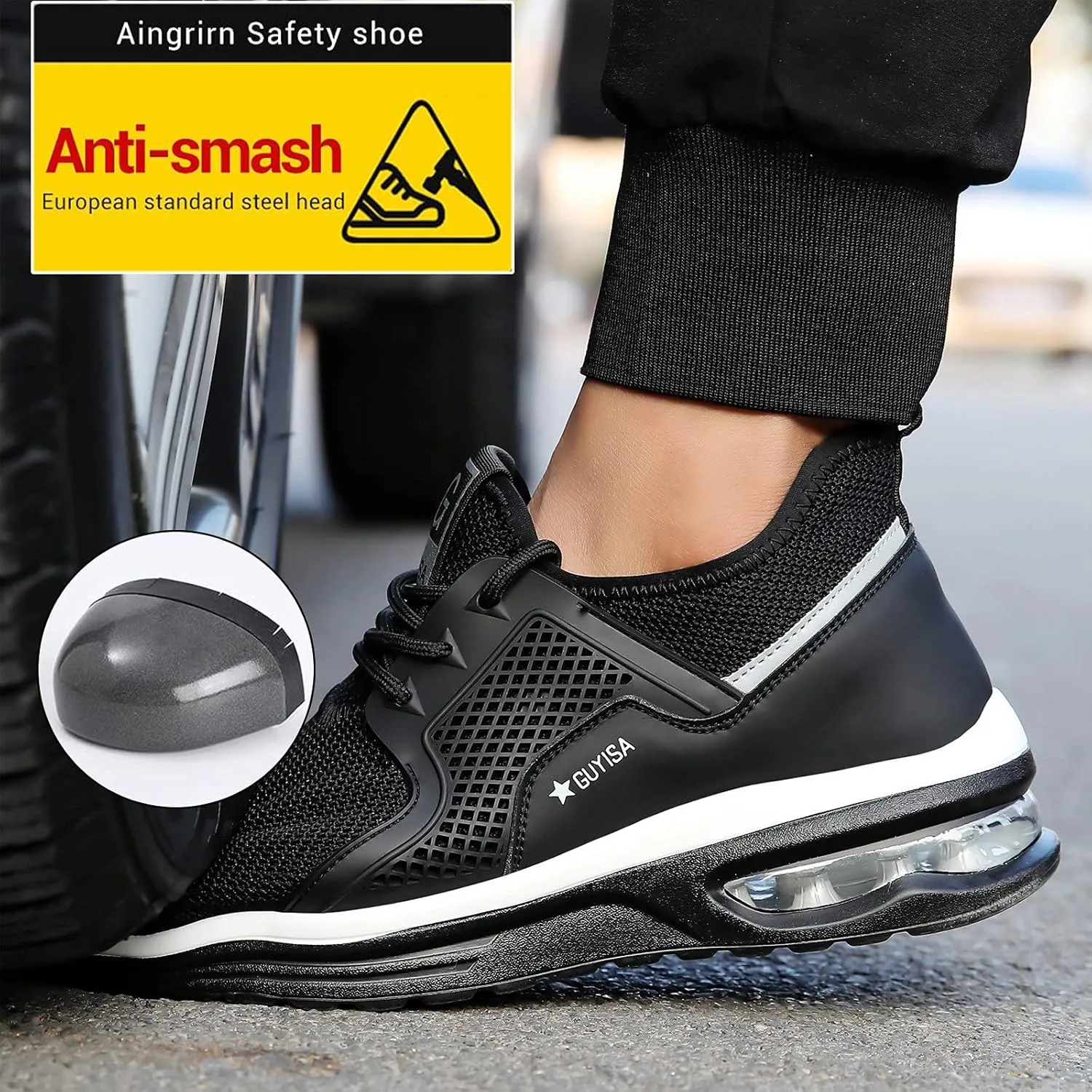 Womens Sandals Size 7 Air Steel Shoes Shoes Women For Men Trainers Toe Work Cushion Women's Women Casual Shoes Size 9