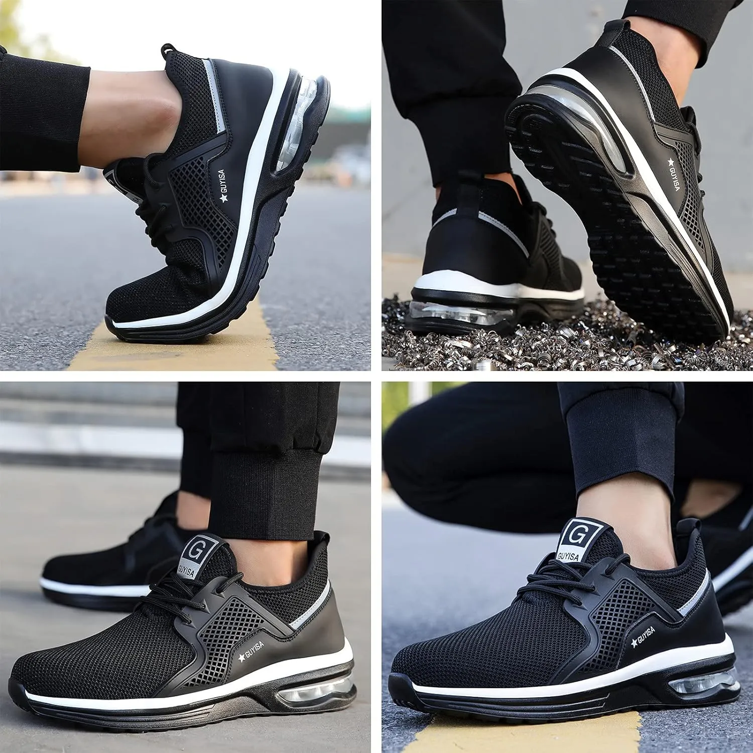 Womens Sandals Size 7 Air Steel Shoes Shoes Women For Men Trainers Toe Work Cushion Women's Women Casual Shoes Size 9