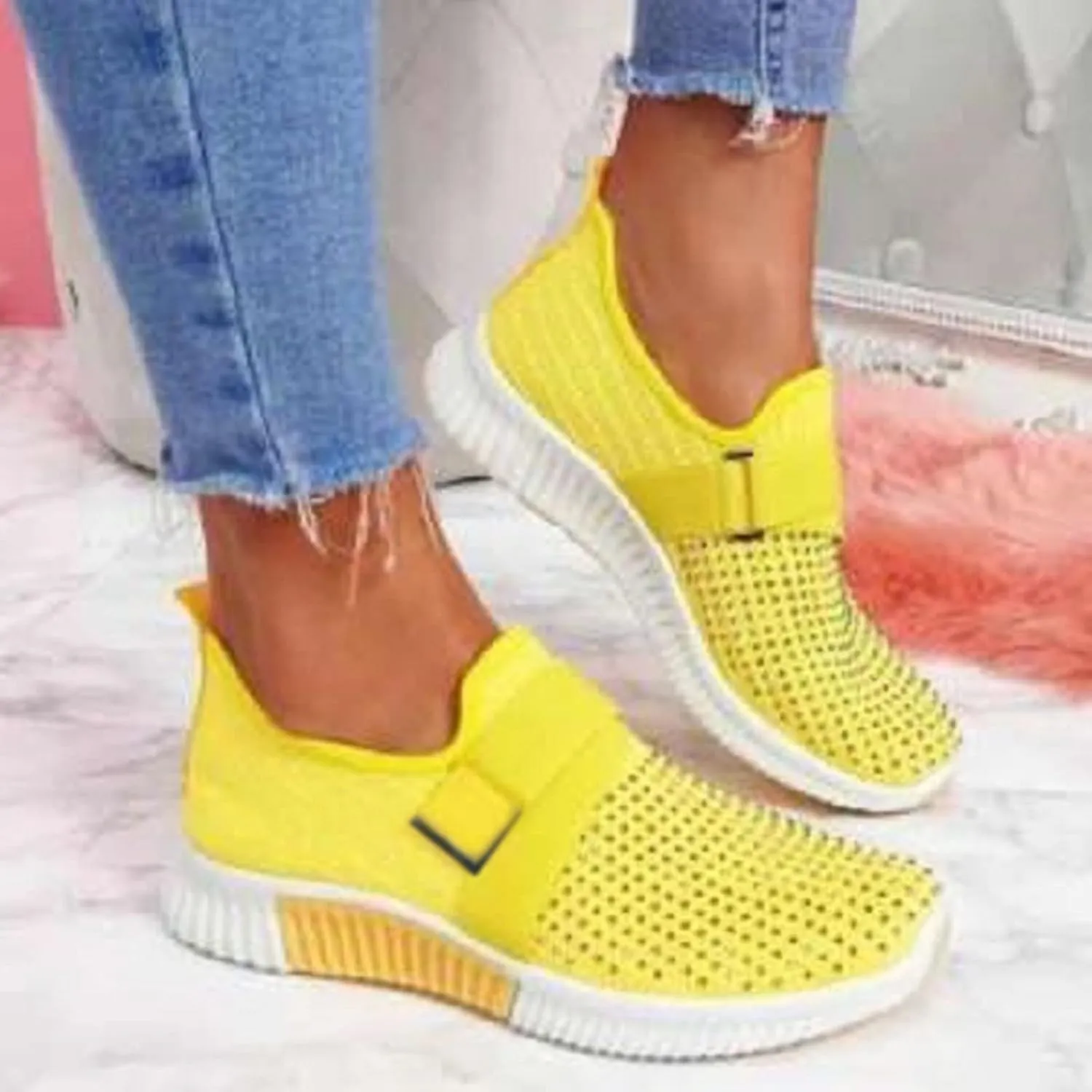 Women's Sneakers Athletic Sport Running Tennis Walking Shoes Comfortable Walking Shoes Women Womens Green Loafers Trendy Sneakers for Women