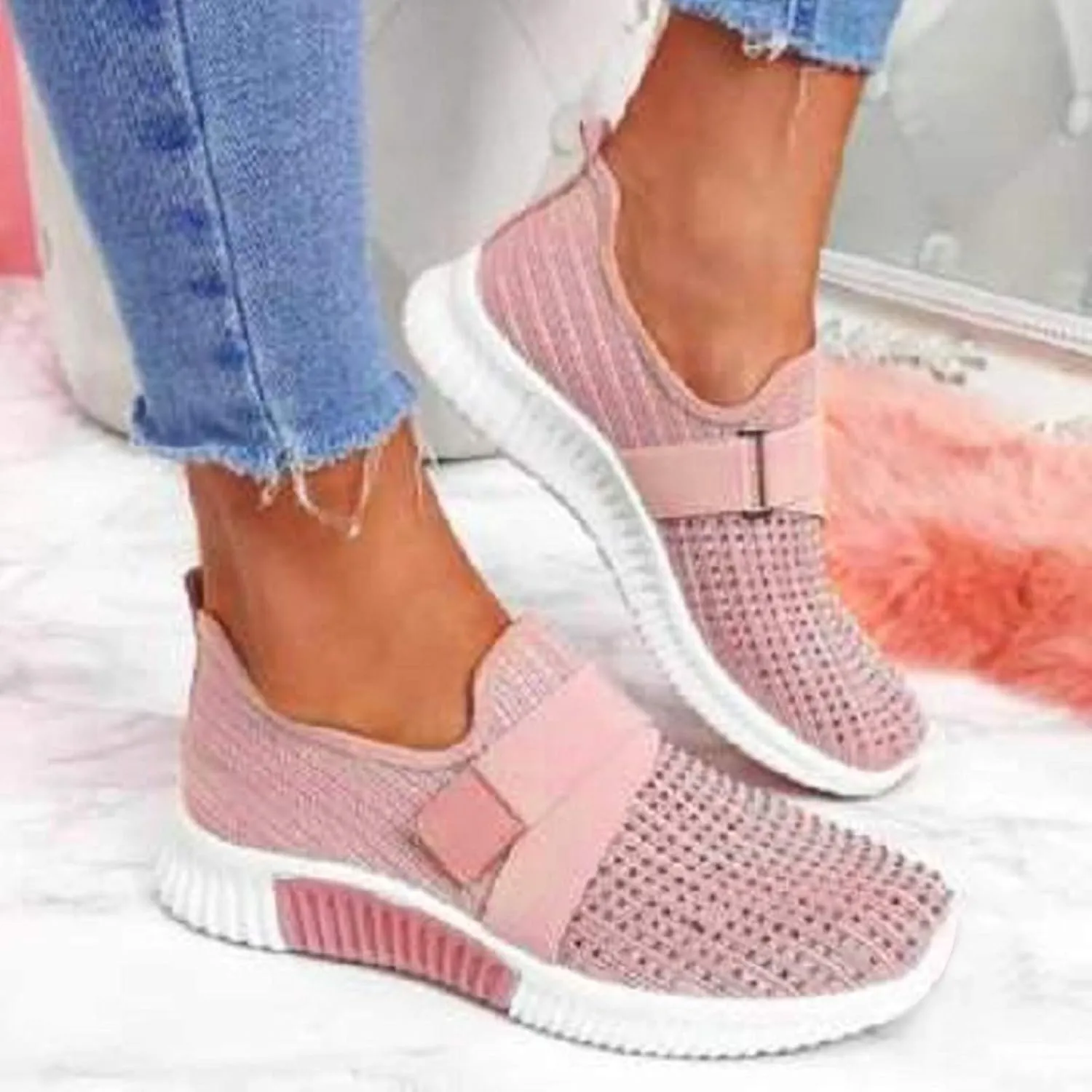 Women's Sneakers Athletic Sport Running Tennis Walking Shoes Comfortable Walking Shoes Women Womens Green Loafers Trendy Sneakers for Women