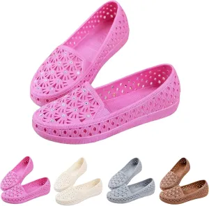 Women's Summer Shoes Ladies Thick Bottom Bathroom Bow Home Shoes Soft Bottom Casual Slippers Flat for Women Toe