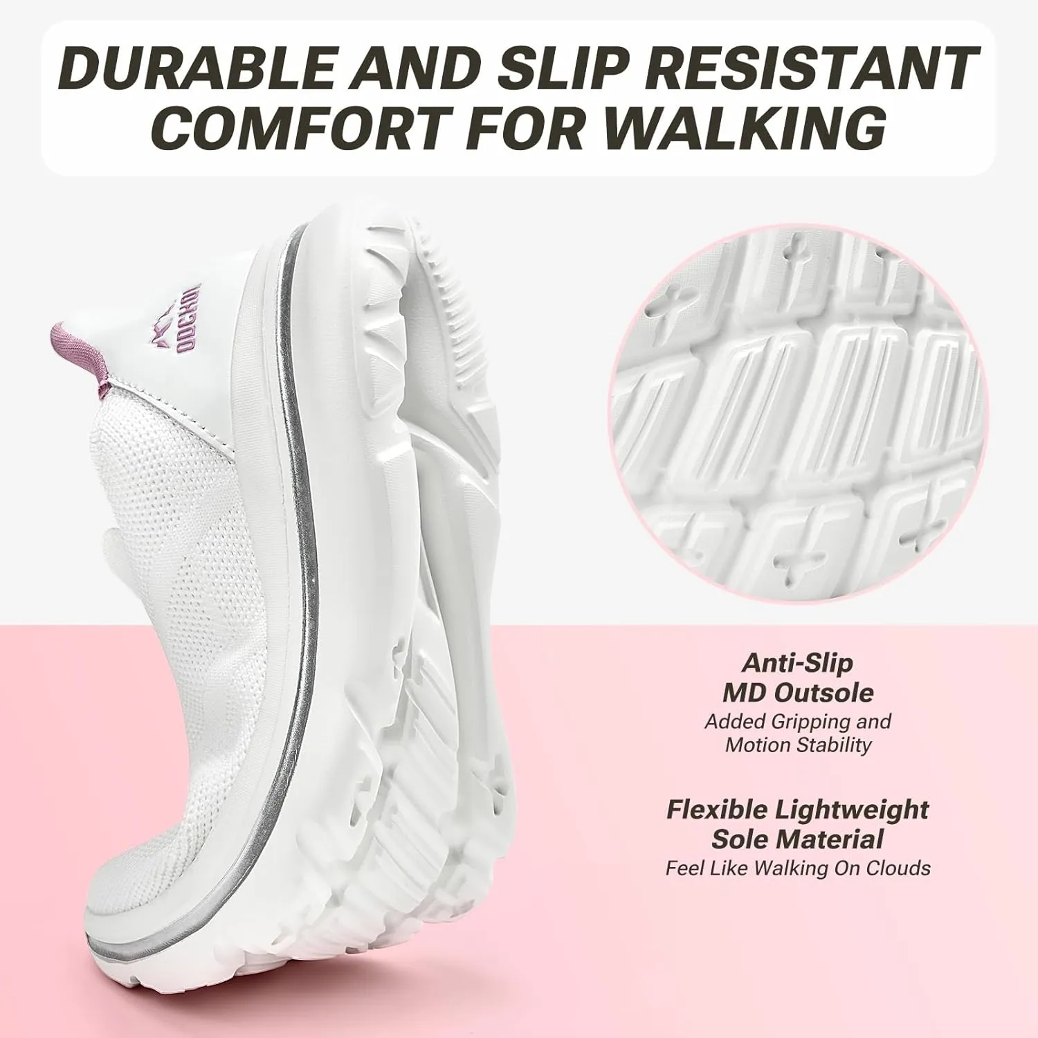 Womens Wide Toe Box Shoes Hands Free Slip on Sneakers Lightweight Tennis Walking Shoes for Gym Workouts