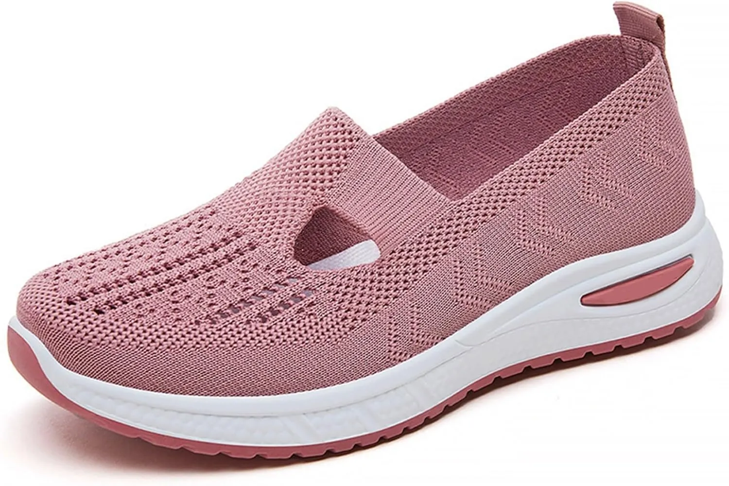 Women's Woven Orthopedic Breathable Soft Walking Tennis Shoes Womens Wide Feet Casual Work Shoes Walking Sneakers Slip On Tennis Shoe Trainers Shoe