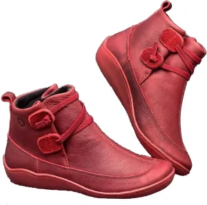 Work Boots for Women Ankle Wide Width Booties Women Womens Boots Ankle Low Heel Mens Casual Boot Solid Color Comfy Casual Pump Closed Toe Stacked Heel